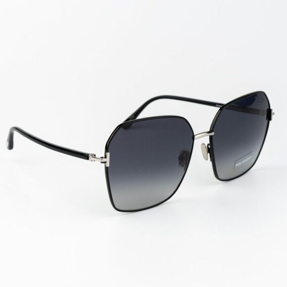 Tom Ford Women Sunglasses Black Smoke Gradient Polarized CLAUDIA-02 FT0839 01D main image 7